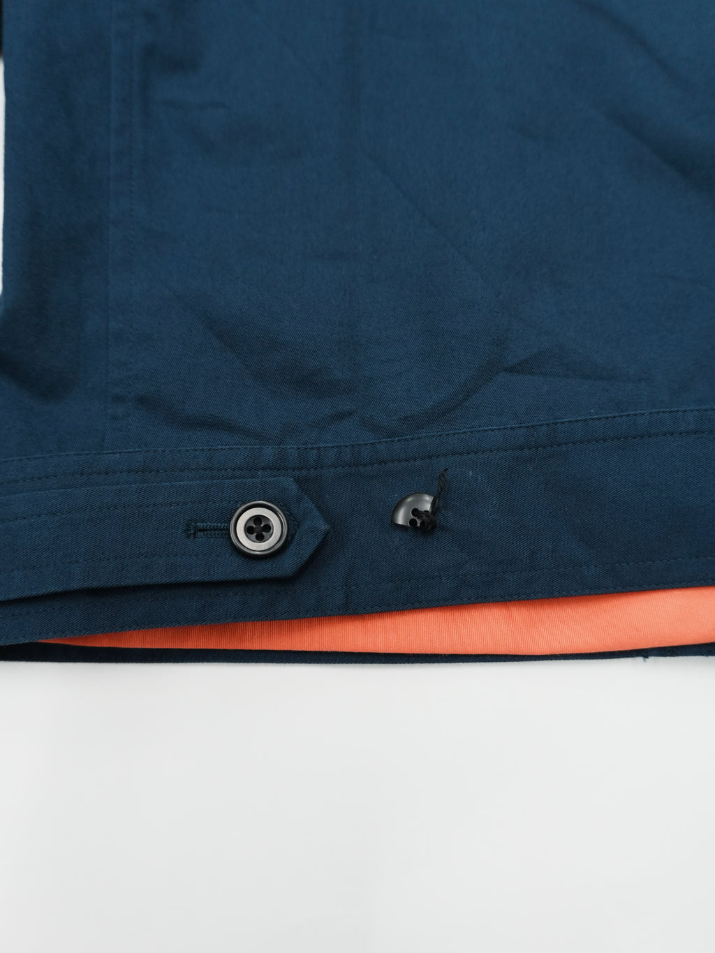 FRED PERRY　フレッドペリー　リバーシブルハリントンジャケット　フェード　刺繍ロゴ　紺　ネイビー　赤　レッド　Lサイズ　