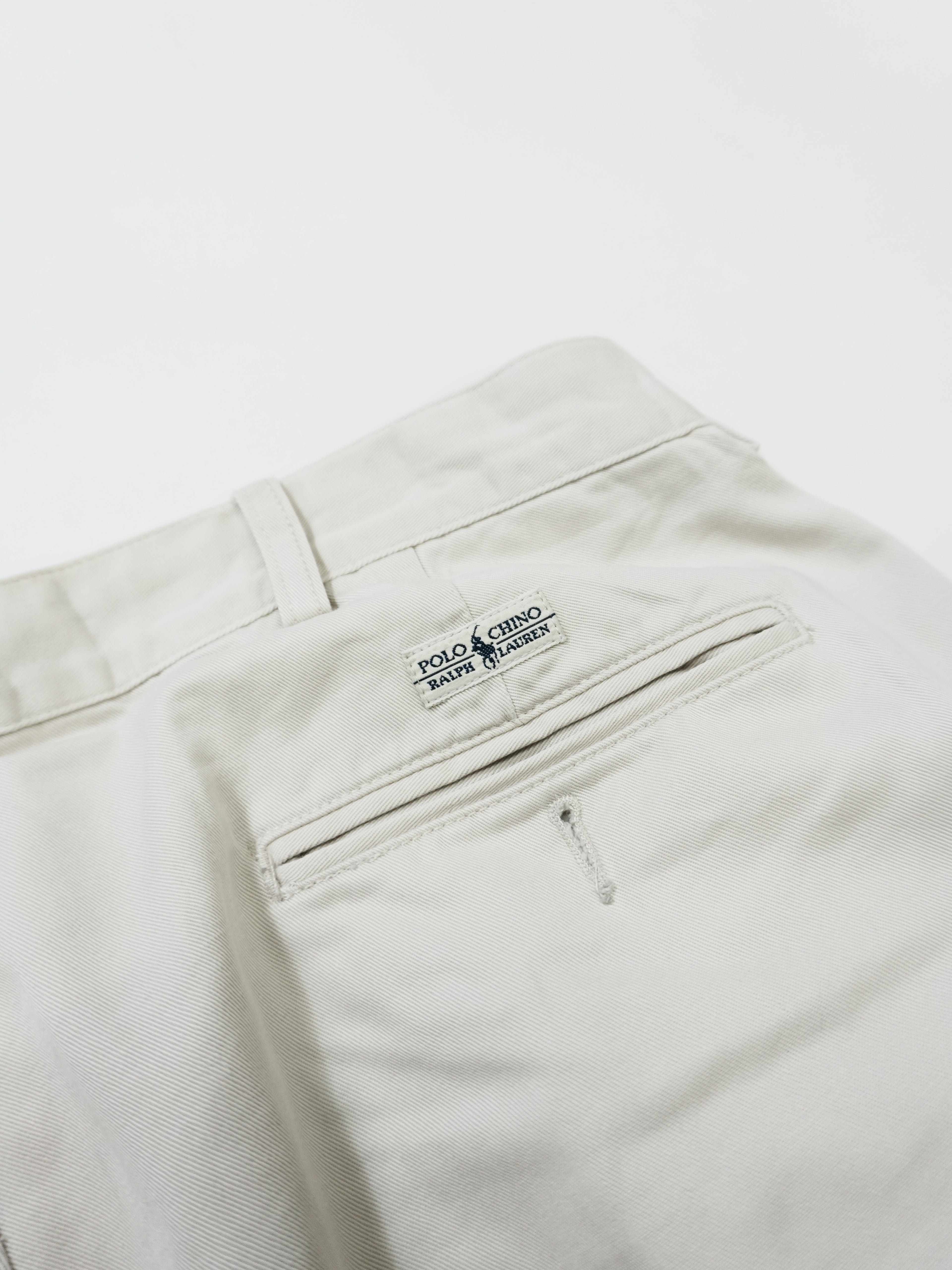 RALPH LAUREN　ポロラルフローレン　ポロチノ　チノパンツ　ジップフライ　ベージュ　W36サイズ