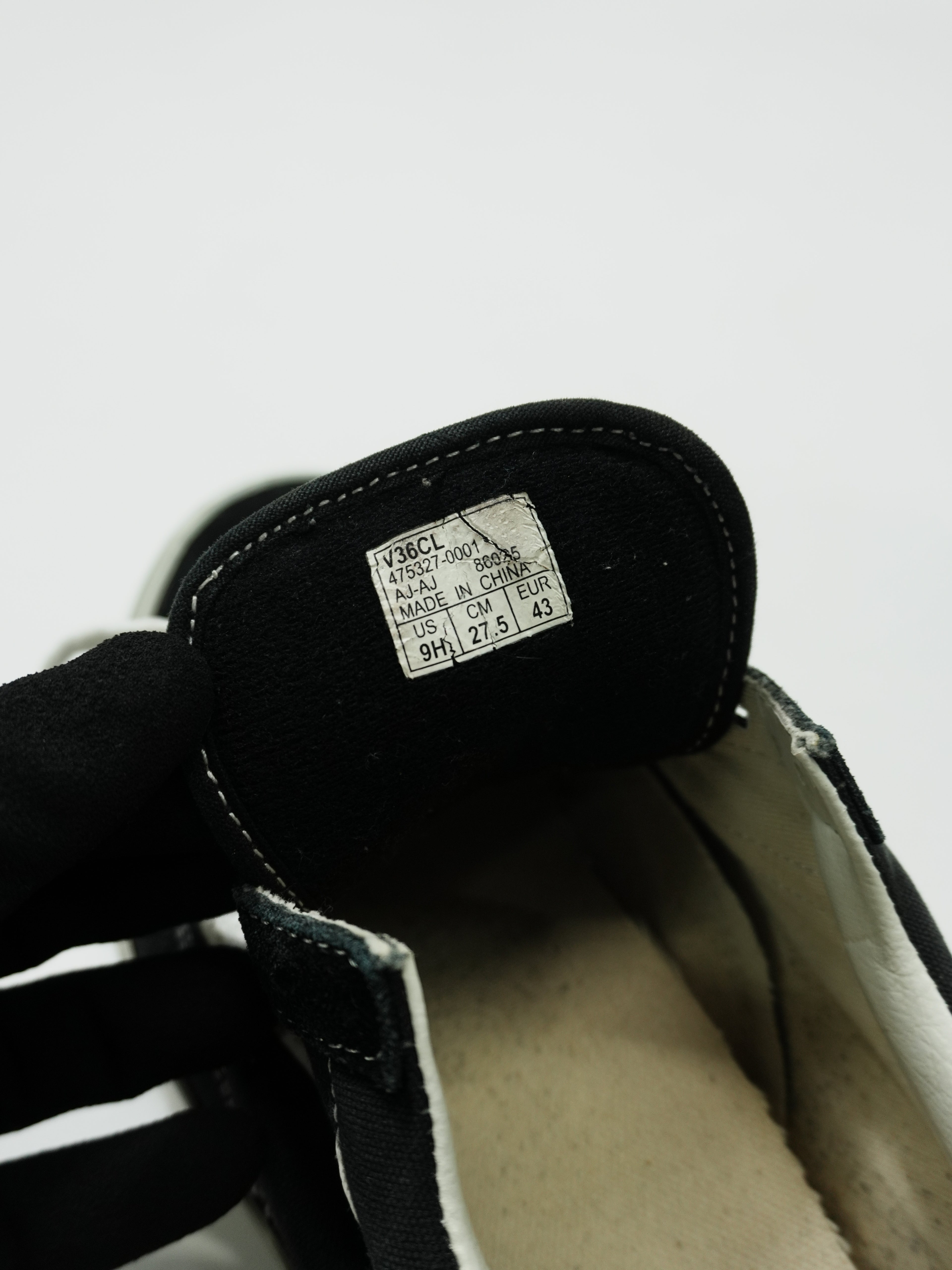 VANS　バンズ　OLDSKOOL　オールドスクール　スニーカー　黒　ブラック　27.5サイズ