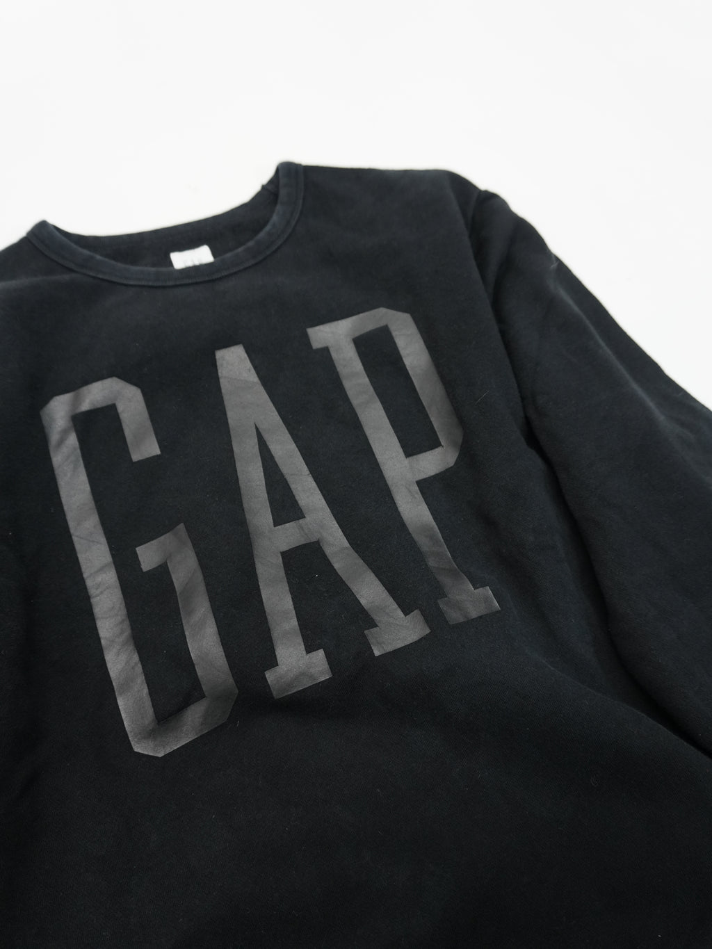 GAP　ギャップ　スウェット/トレーナー　デカロゴ　黒　ブラック　XLサイズ