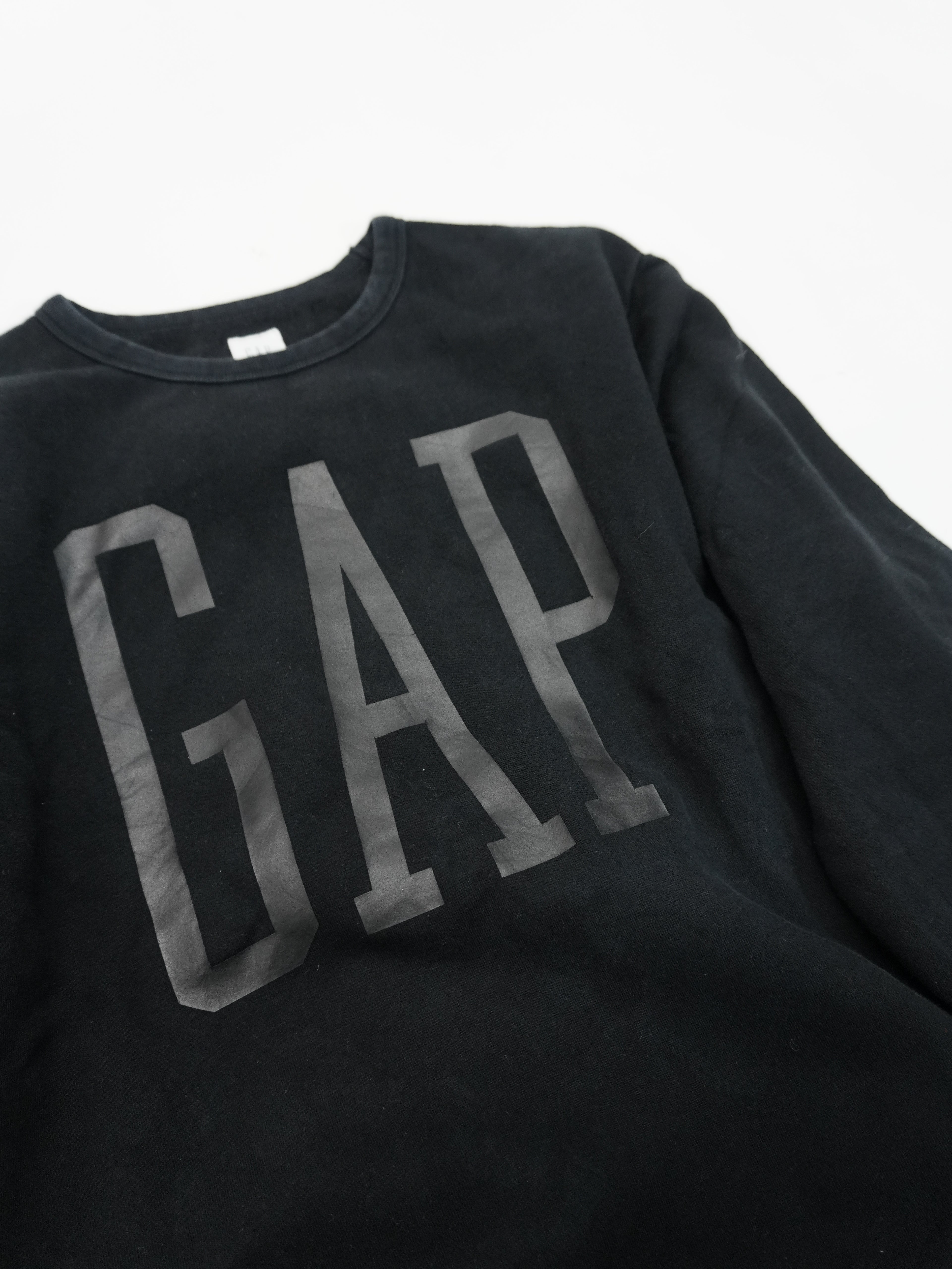 GAP　ギャップ　スウェット/トレーナー　デカロゴ　黒　ブラック　XLサイズ