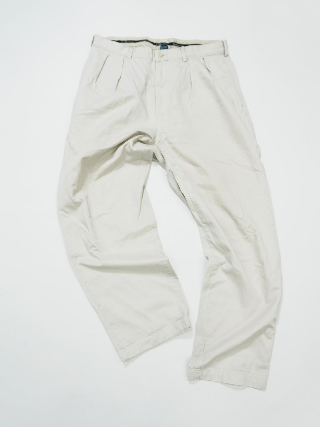 RALPH LAUREN　ポロラルフローレン　ポロチノ　チノパンツ　ジップフライ　ベージュ　W36サイズ