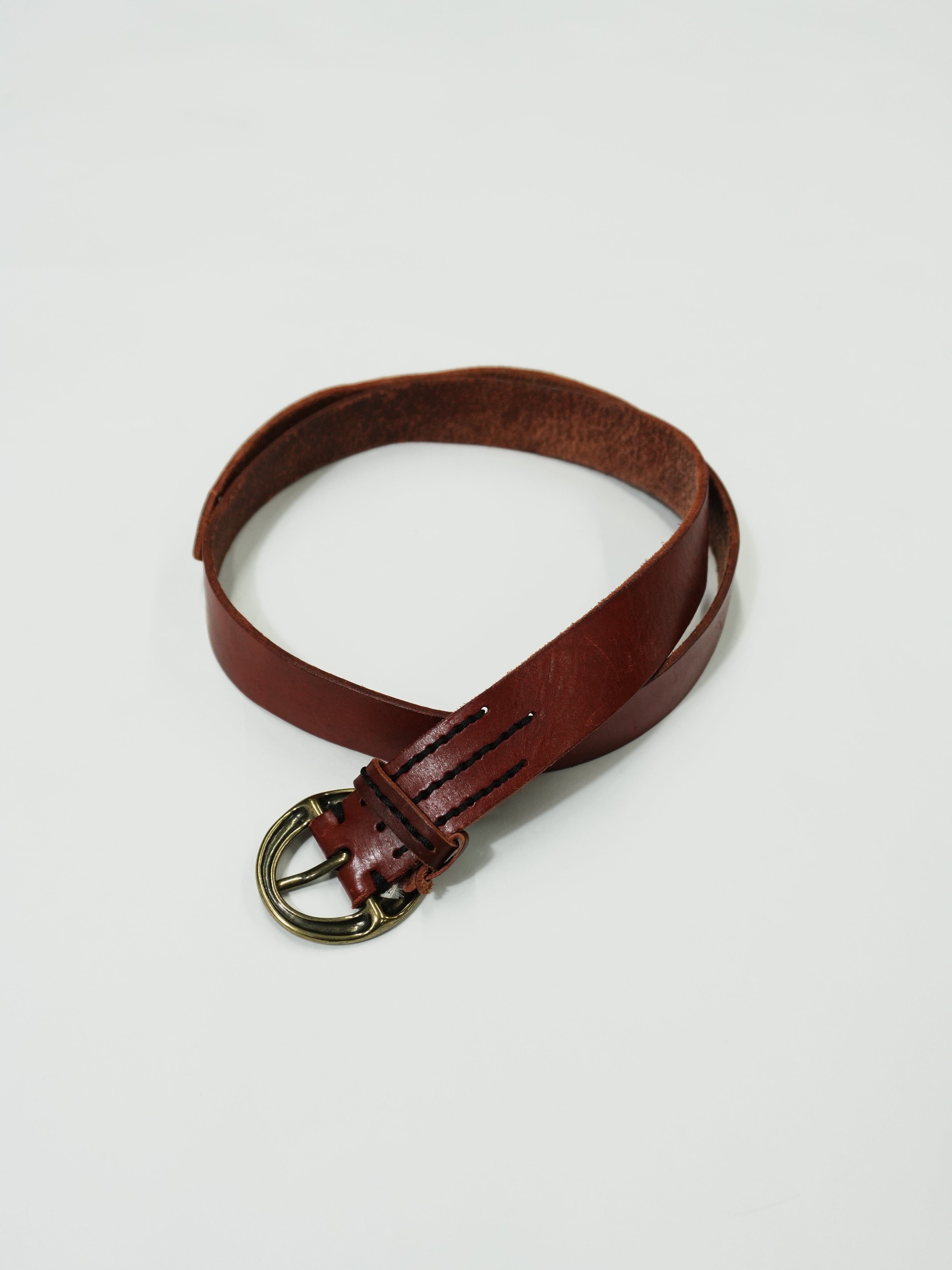 GAP　ギャップ　レザーベルト　赤　レッド　Mサイズ