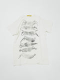 MANIBAN　半袖プリントTシャツ　人物T　白　ホワイト