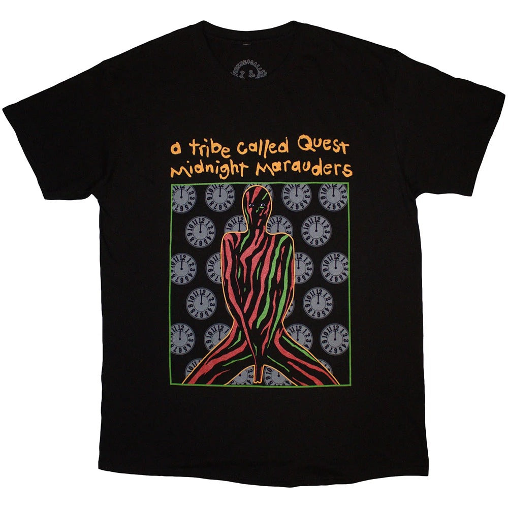 A Tribe Called Quest　ア・トライブ・コールド・クエスト　Midnight Marauders　半袖プリントTシャツ　ラップT　オフィシャル　黒　ブラック　Lサイズ【新品・正規品】
