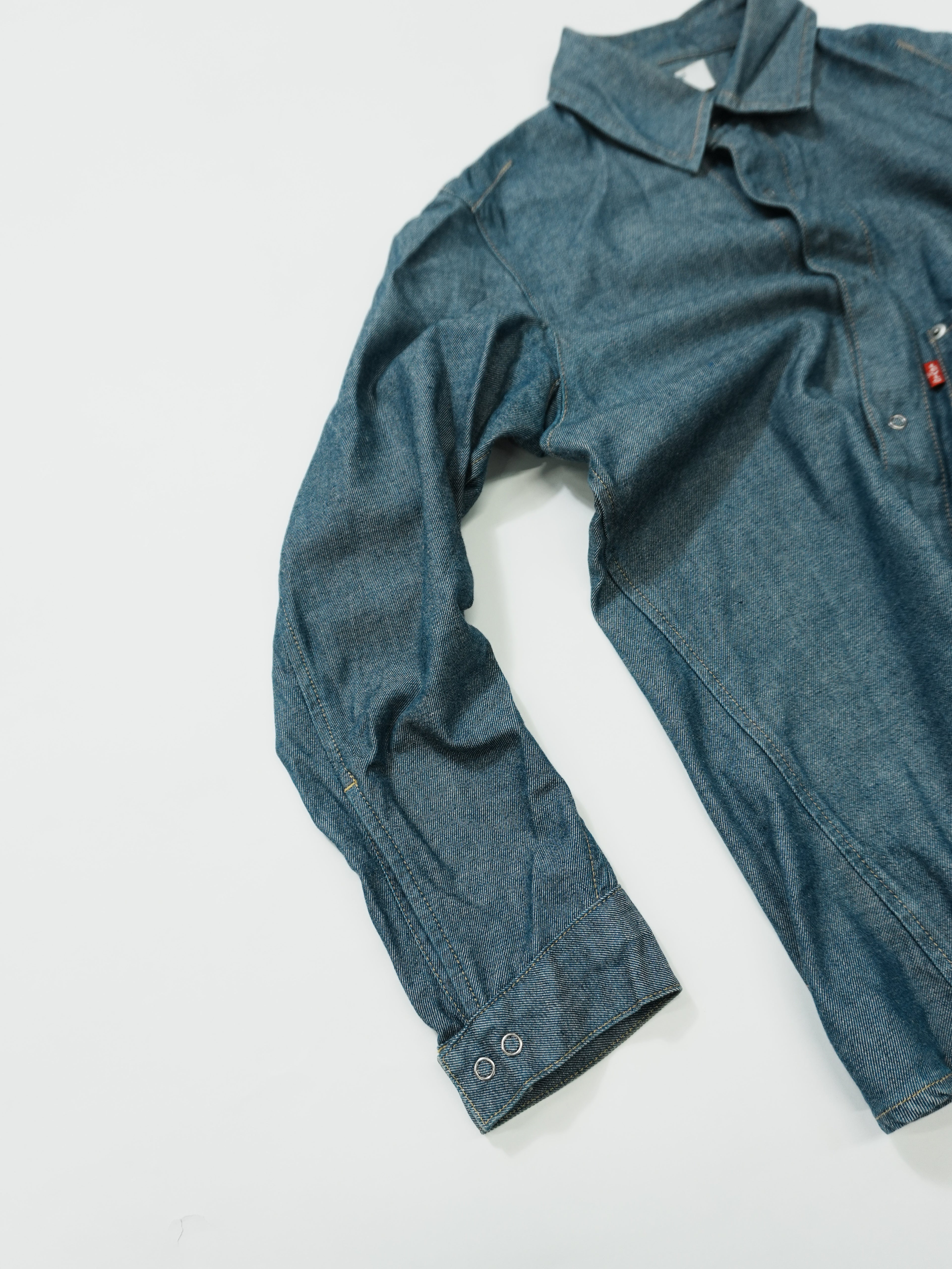 Levi's　リーバイス　長袖デニムシャツ　インディゴ　Sサイズ