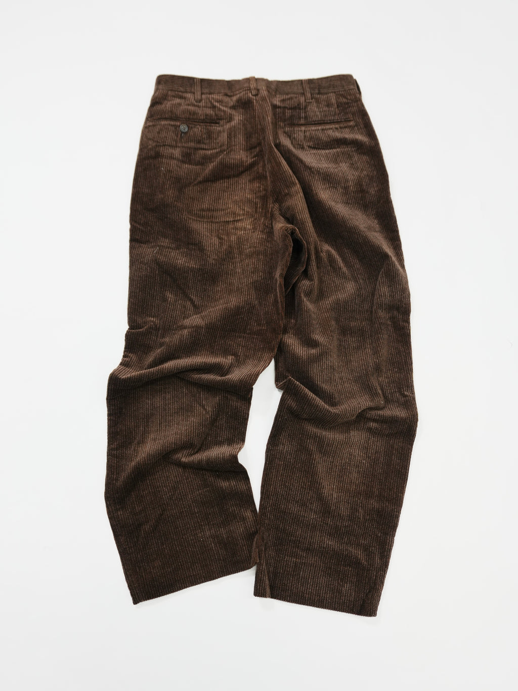 HIROKO KOSHINO HOMME　ヒロココシノオム　コーデュロイパンツ　ジップフライ　茶色　ブラウン　82サイズ
