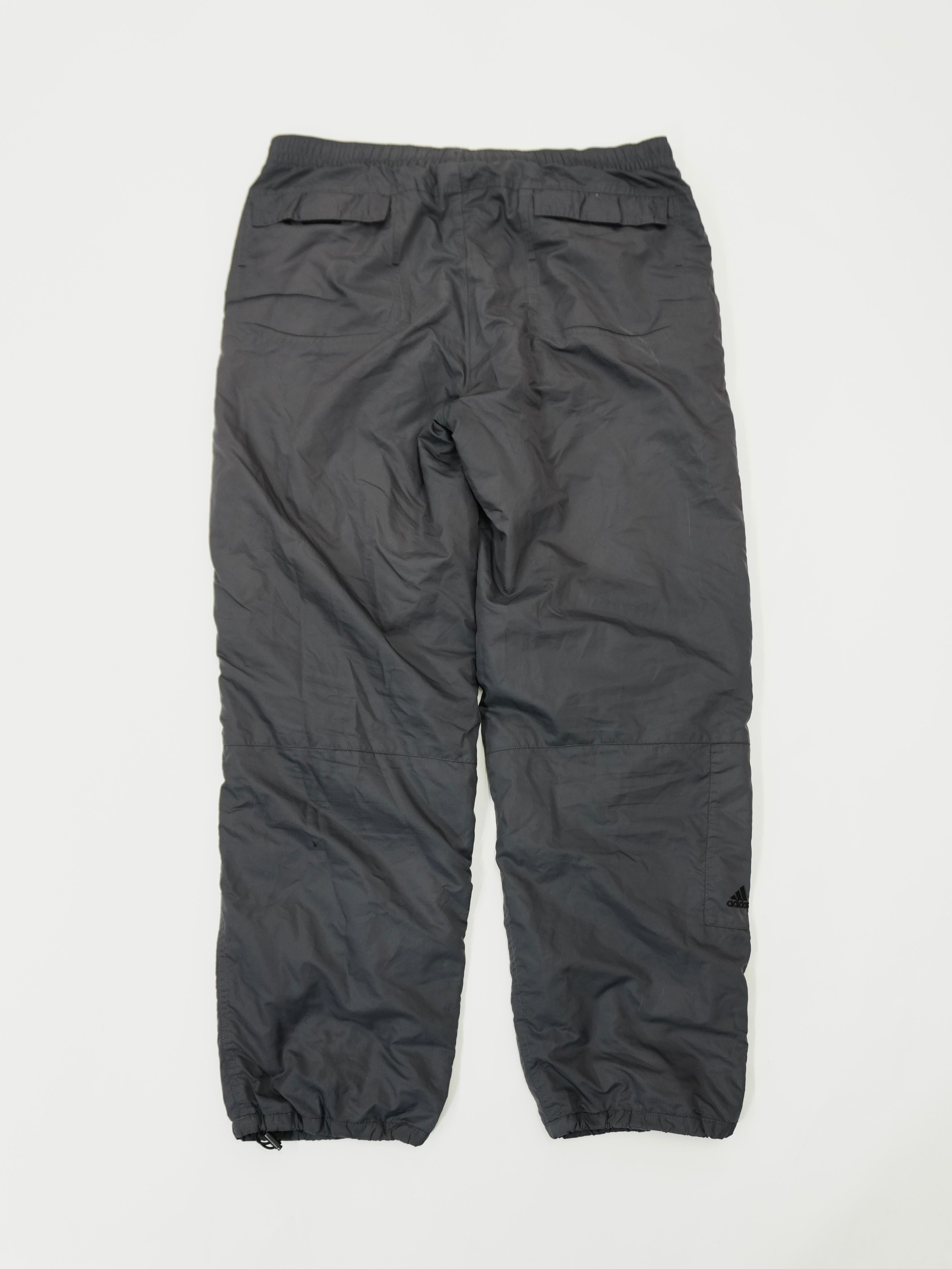 90s～　adidas　アディダス　CLIMA PROOF　トラックパンツ　ヴィンテージ　灰色　グレー　Oサイズ