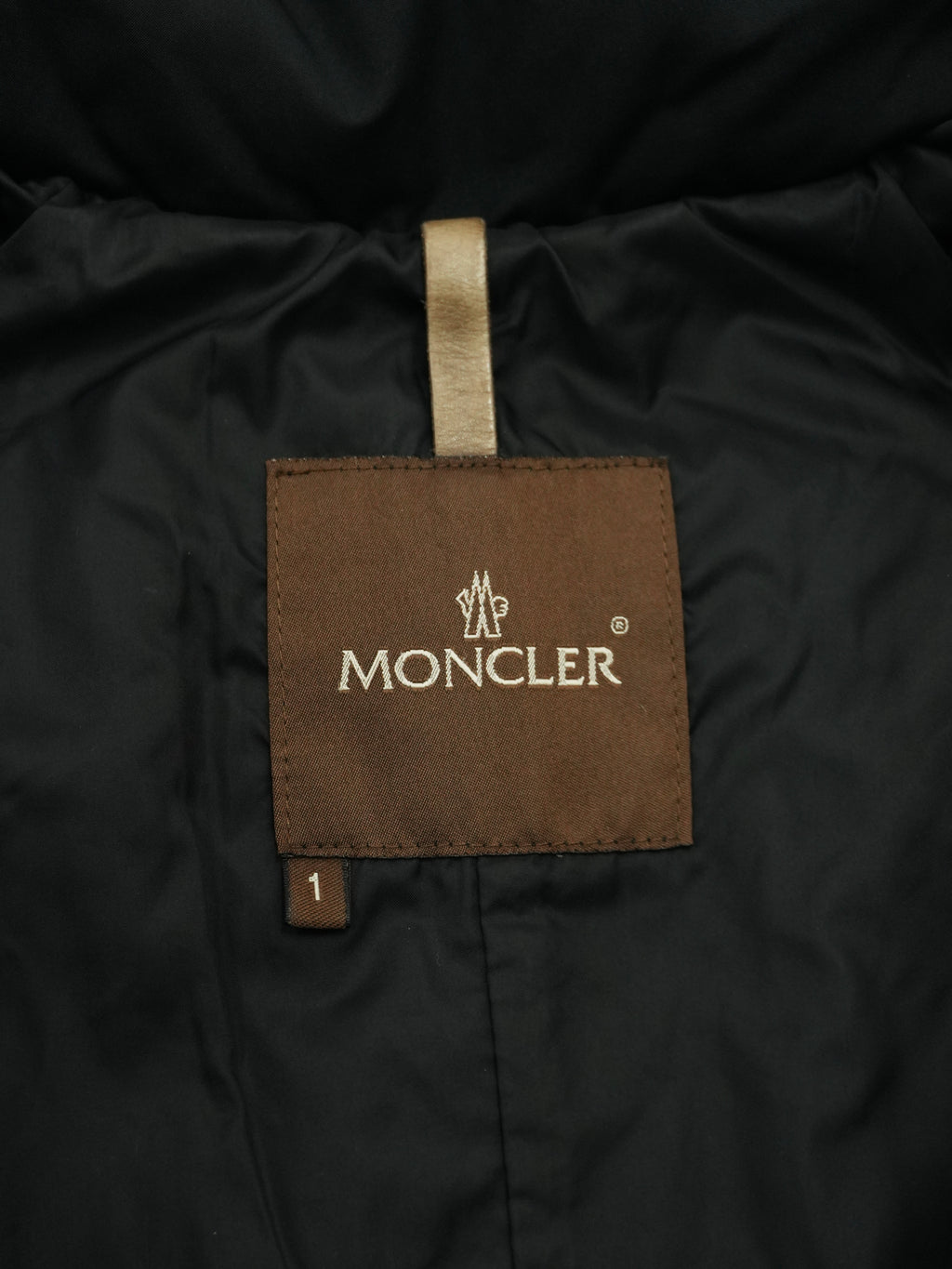 MONCLER　モンクレール　ダウンコート　キルティングコート　黒　ブラック　1サイズ