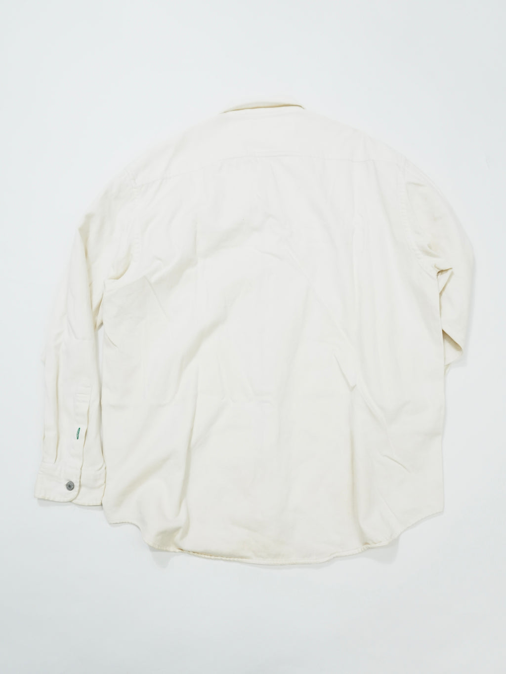 LACOSTE　ラコステ　ナイロンジャケット　フラップポケット　比翼仕立て　白　ホワイト　50/4サイズ