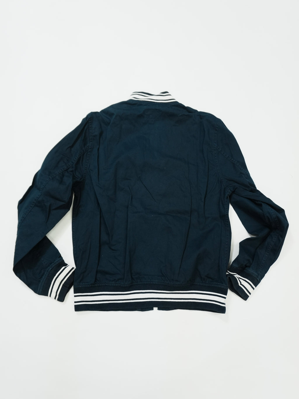 J.CREW　ジェイクルー　コットンブルゾン/ボンバージャケット　紺　ネイビー　Sサイズ　