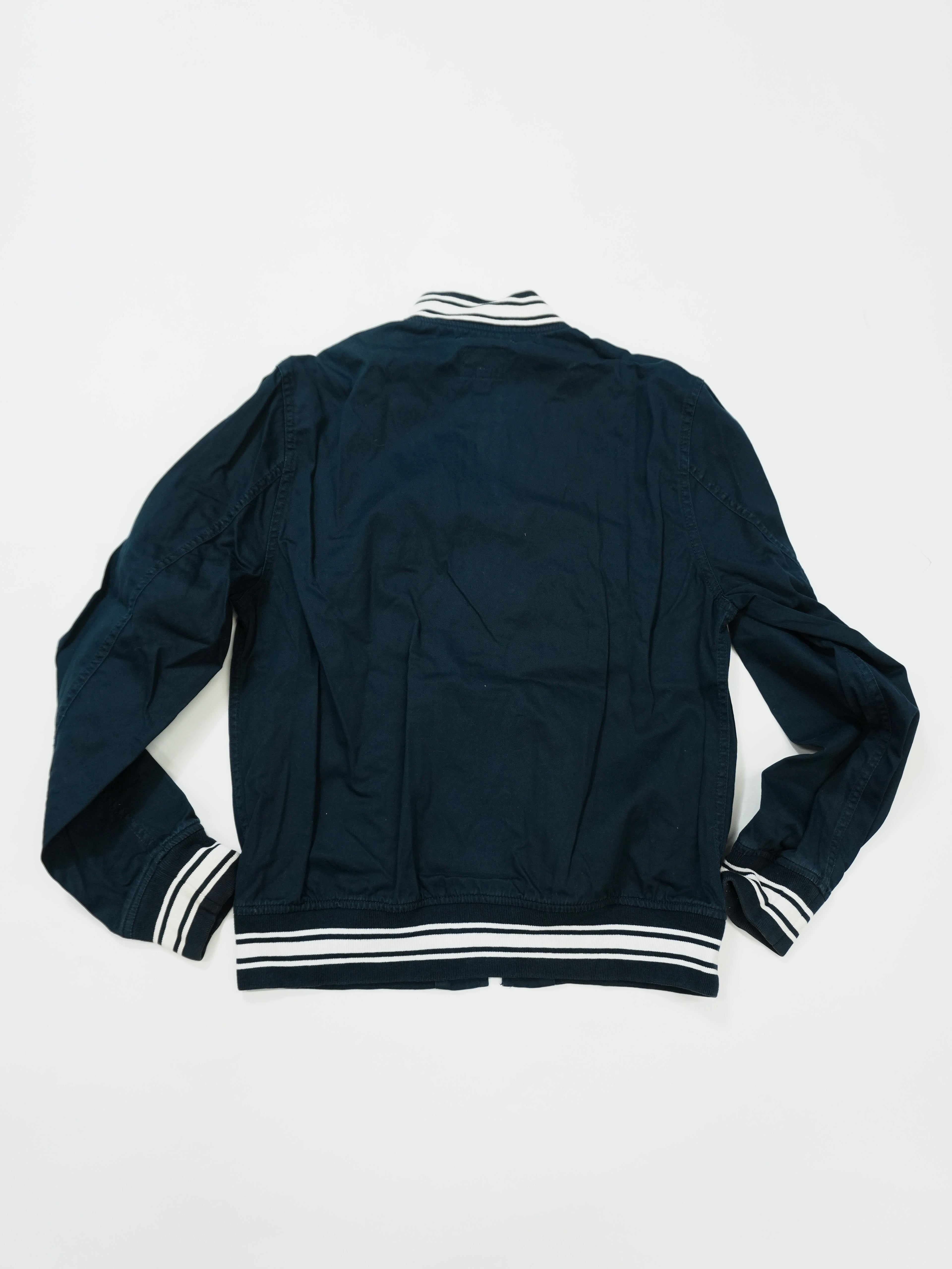 J.CREW　ジェイクルー　コットンブルゾン/ボンバージャケット　紺　ネイビー　Sサイズ　
