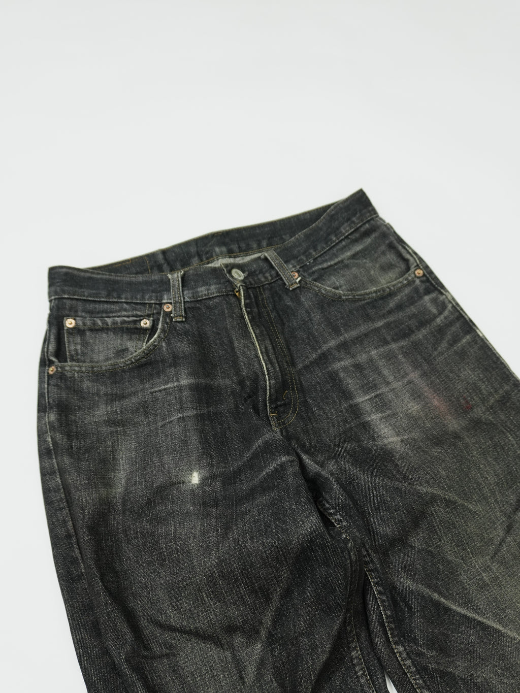 Levi's 　リーバイス　533　デニム/ジーンズ　ジップフライ　黒　ブラック　W33サイズ　古着