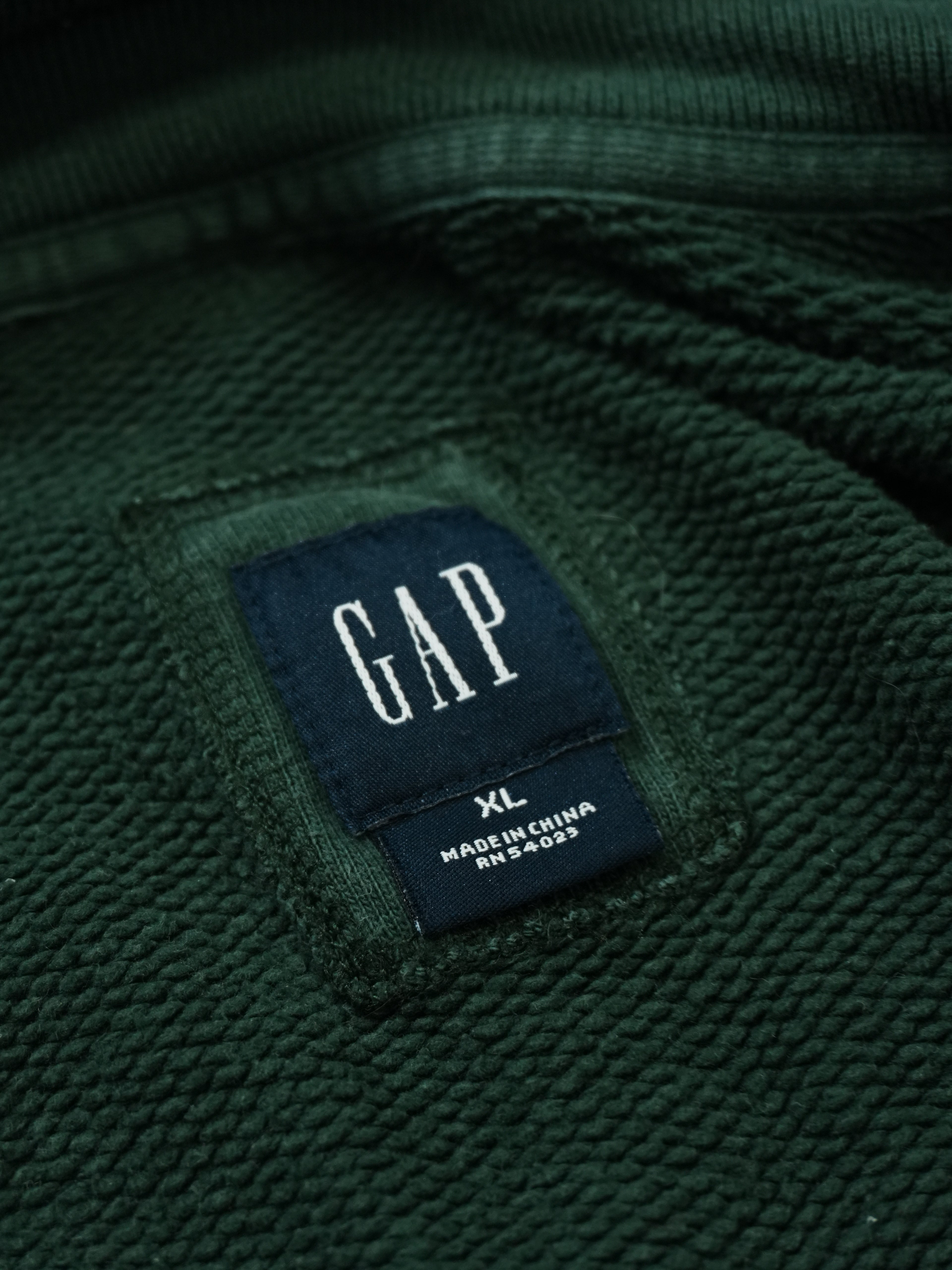 GAP　ギャップ　スウェットパーカー/フーディー　緑　グリーン　XLサイズ