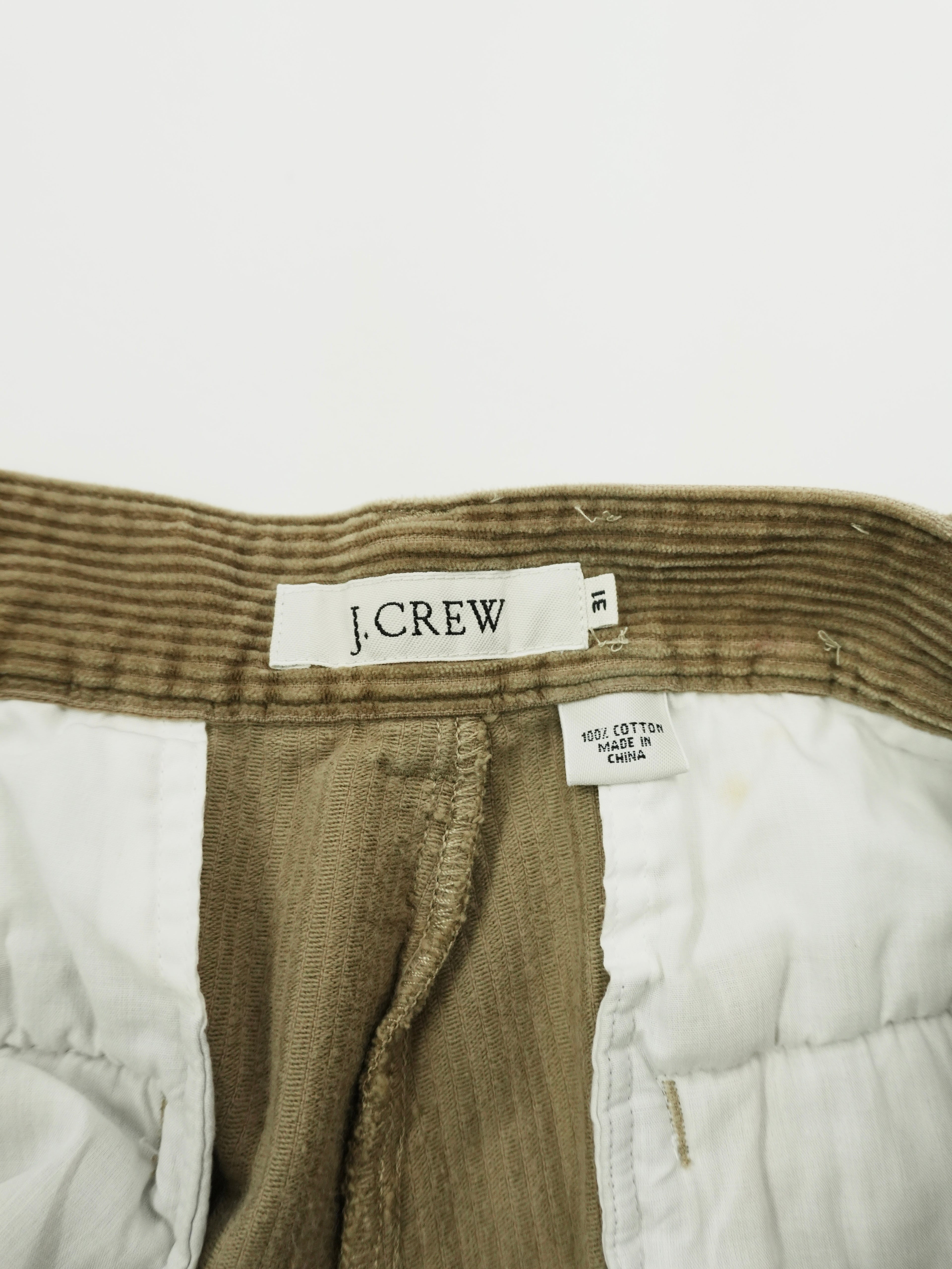 J.CREW　ジェイクルー　コーデュロイパンツ　ジップフライ　茶色　ブラウン　W31サイズ　古着
