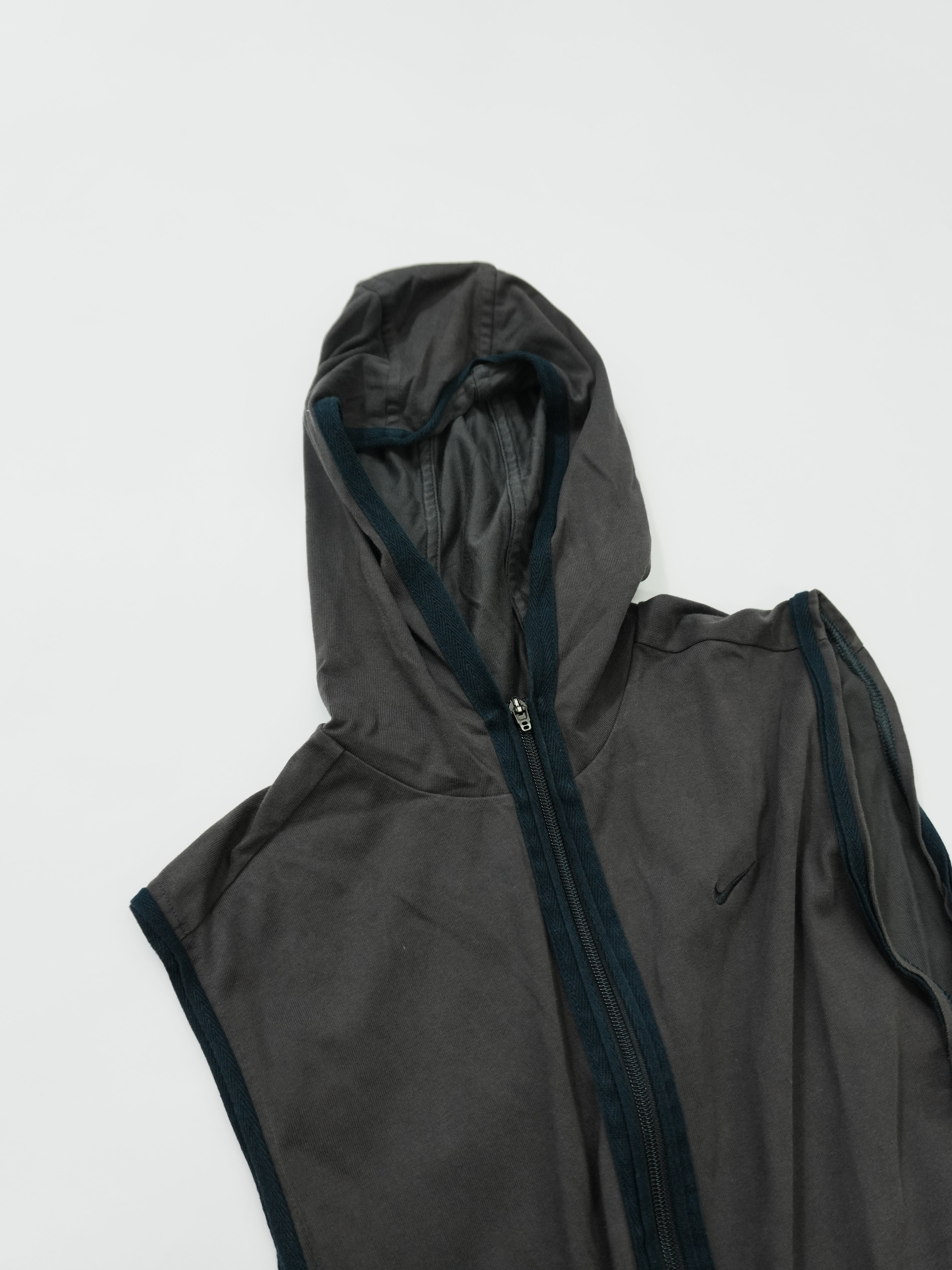 NIKE　ナイキ　DRI-FIT　フルジップベスト　ダークグレー　2XLサイズ