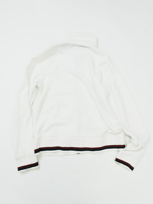 Abercrombie&Fitch　アバクロンビー&フィッチ　トラックジャケット/ジャージ　白　ホワイト　Mサイズ