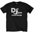 Def Jam Recordings　デフ・ジャム・レコーディングス　Classic Logo　半袖プリントTシャツ　ラップT　オフィシャル　黒　ブラック　XLサイズ【新品・正規品】