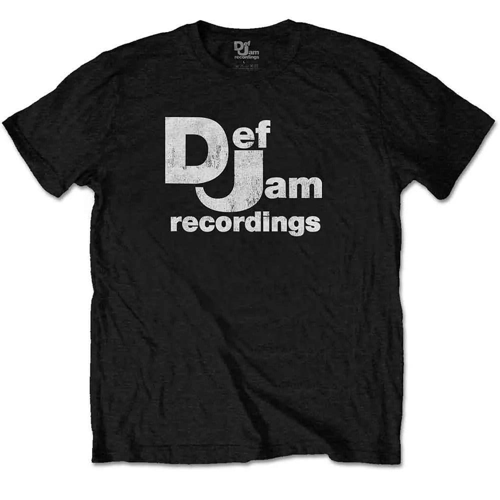Def Jam Recordings　デフ・ジャム・レコーディングス　Classic Logo　半袖プリントTシャツ　ラップT　オフィシャル　黒　ブラック　XLサイズ【新品・正規品】