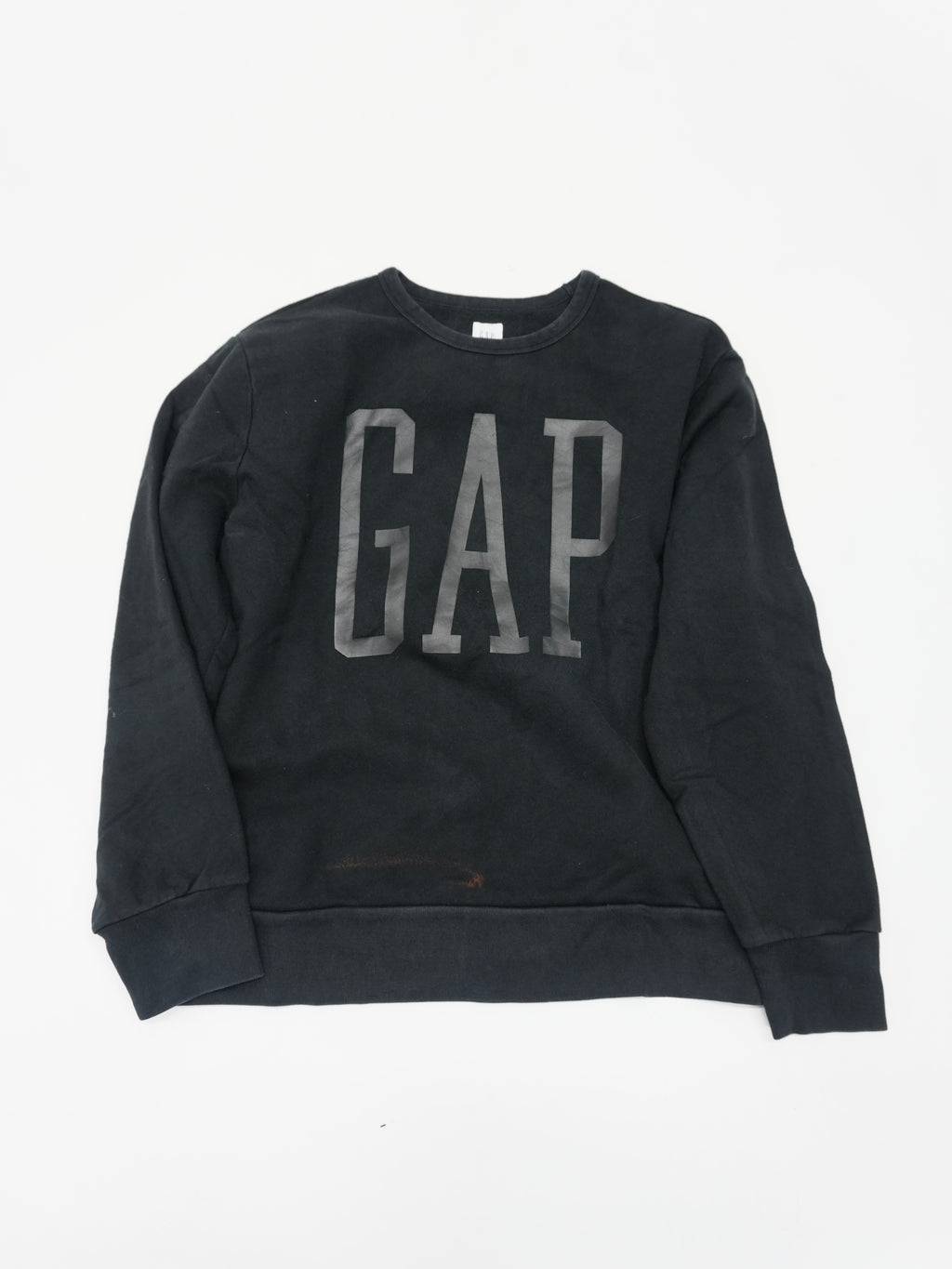 GAP　ギャップ　スウェット/トレーナー　デカロゴ　黒　ブラック　XLサイズ