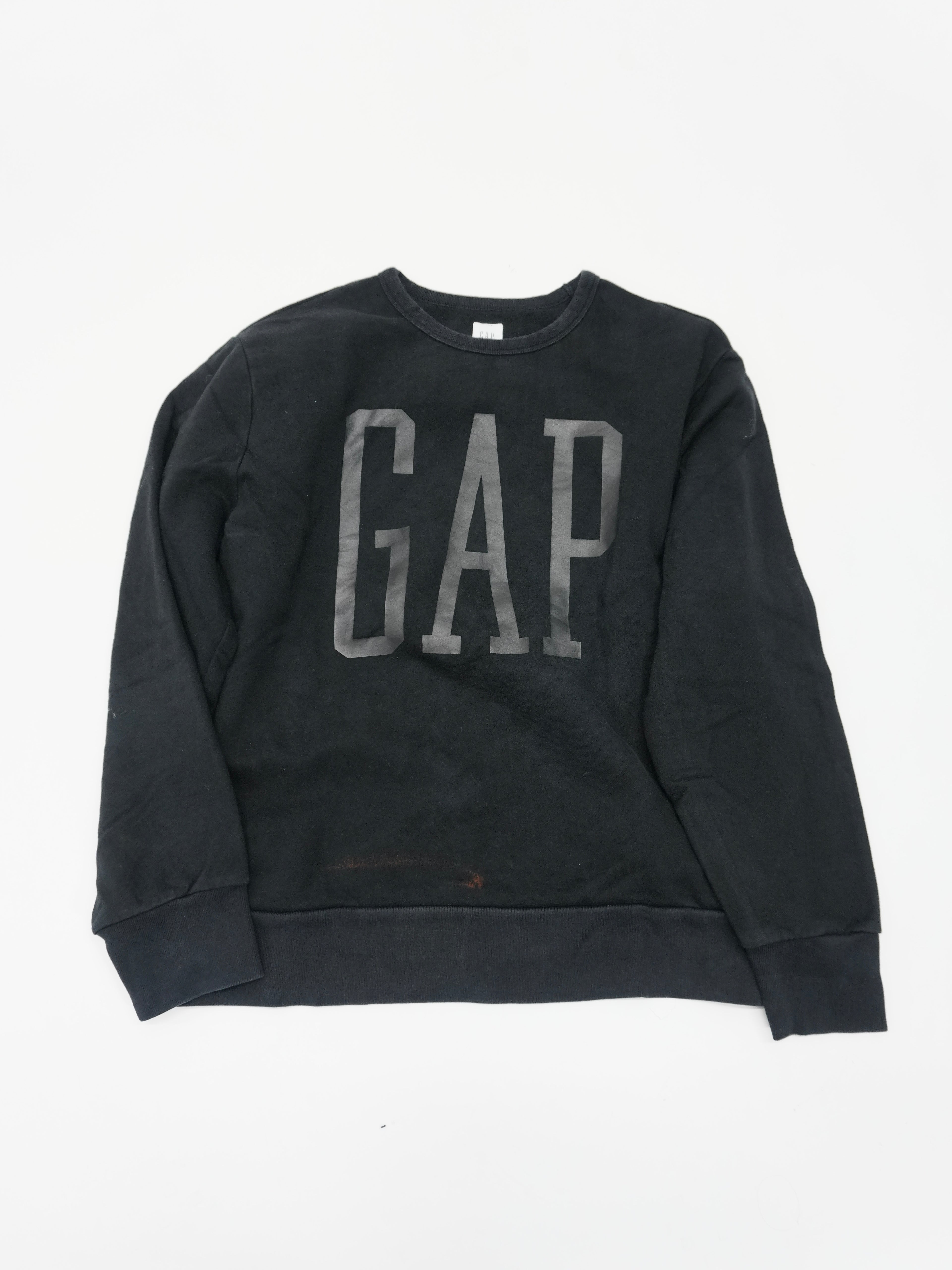 GAP　ギャップ　スウェット/トレーナー　デカロゴ　黒　ブラック　XLサイズ