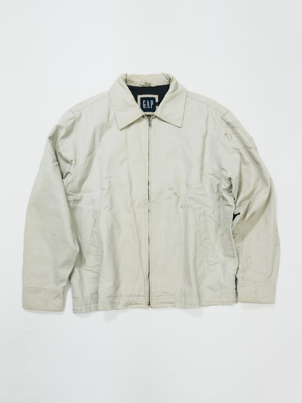 00s　OLD GAP　オールドギャップ　ブルゾン/スイングトップ　ヴィンテージ　ベージュ　Sサイズ
