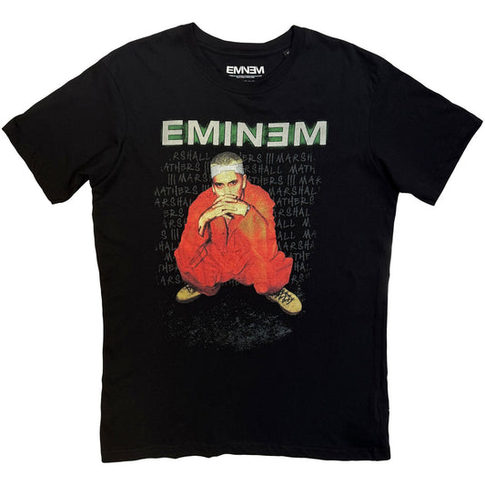 Eminem　エミネム　Lyric　半袖フォトプリントTシャツ　ラップT　オフィシャル　黒　ブラック　Lサイズ【新品・正規品】
