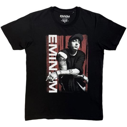 Eminem　エミネム　Lean　半袖フォトプリントTシャツ　ラップT　オフィシャル　黒　ブラック　Lサイズ【新品・正規品】