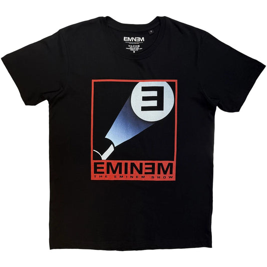 Eminem　エミネム　E Light　半袖プリントTシャツ　ラップT　オフィシャル　黒　ブラック　Lサイズ【新品・正規品】