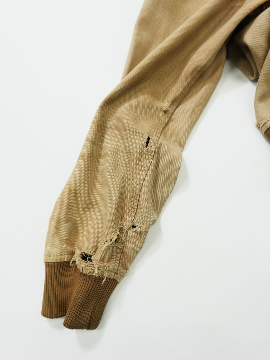 STUSSY　ステューシー　フルジップダックパーカー　アクティブジャケットタイプ　デカロゴ　ブラウン　Mサイズ