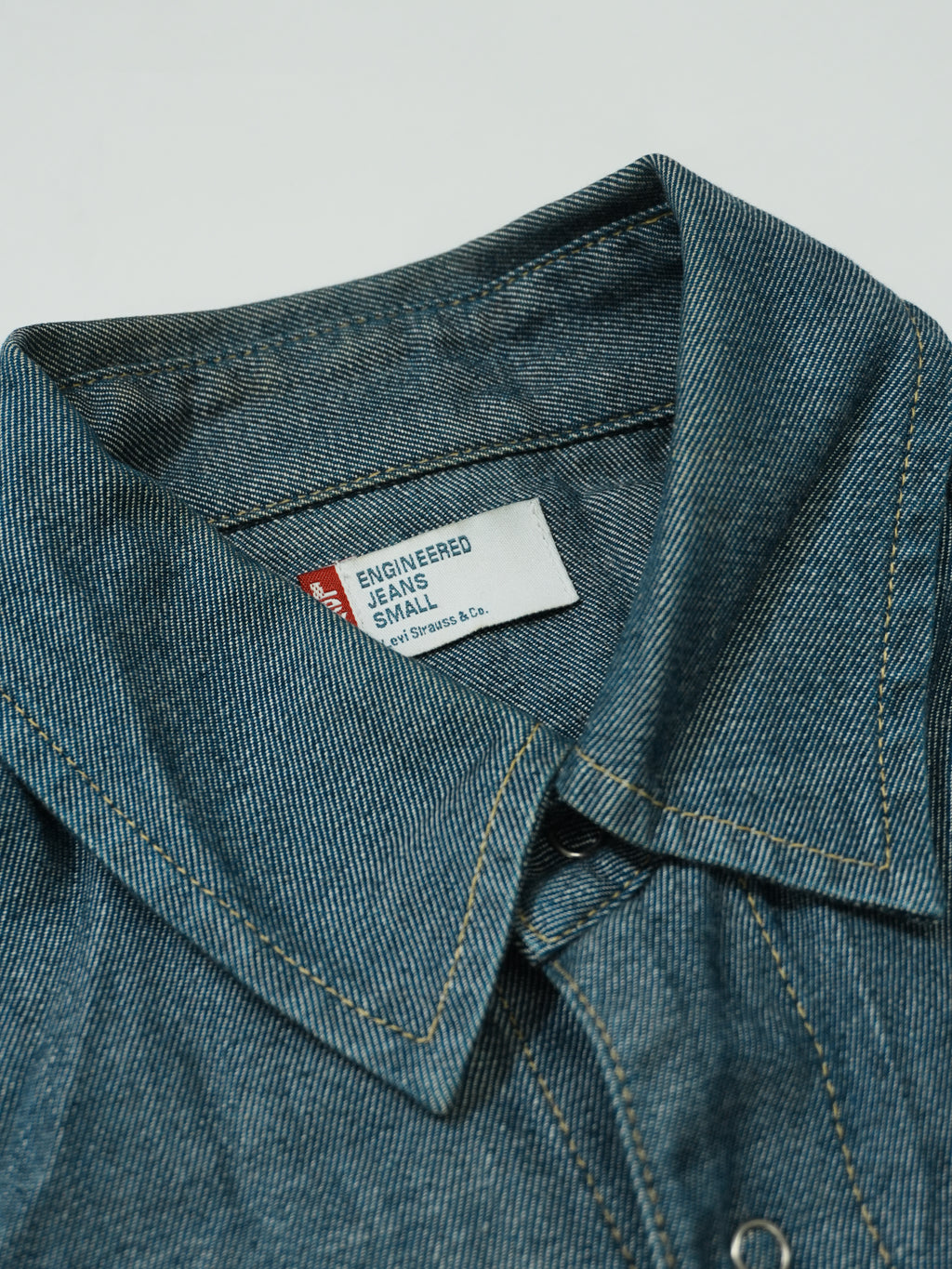 Levi's　リーバイス　長袖デニムシャツ　インディゴ　Sサイズ