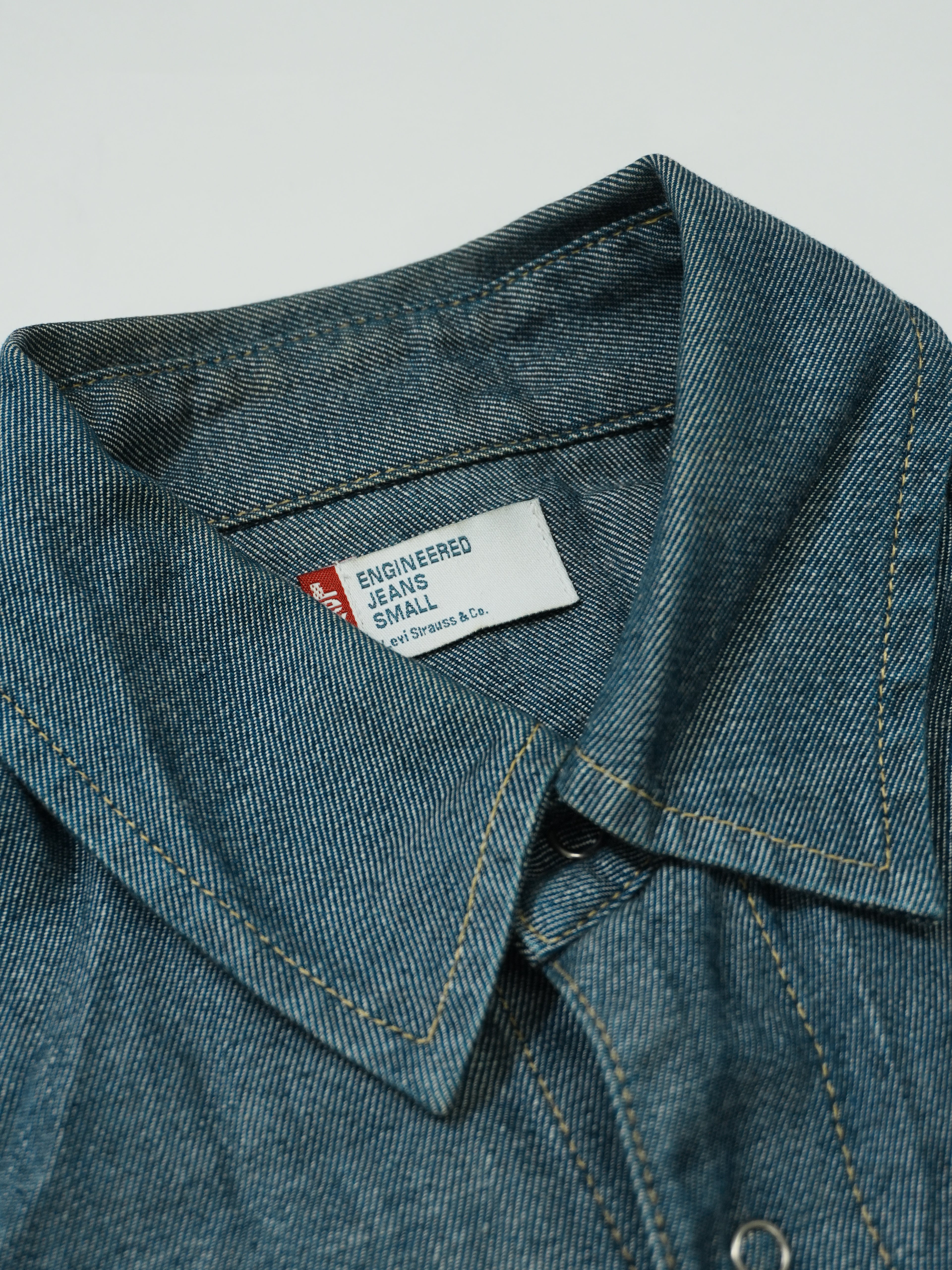Levi's　リーバイス　長袖デニムシャツ　インディゴ　Sサイズ