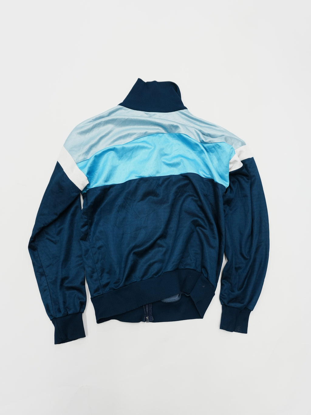 adidas　アディダス　トラックジャケット/ジャージ　トレフォイルロゴ　ワンポイント　マルチカラー　紺　ネイビー　青　ブルー