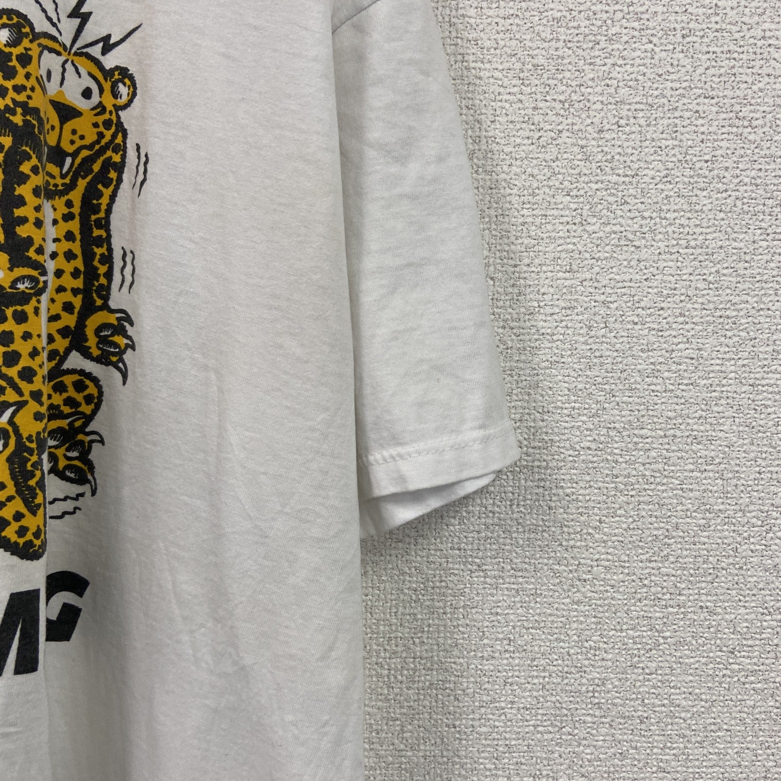 80s～　JERZEES　ジャージーズ　半袖プリントTシャツ　ヴィンテージ　白　ホワイト　Lサイズ