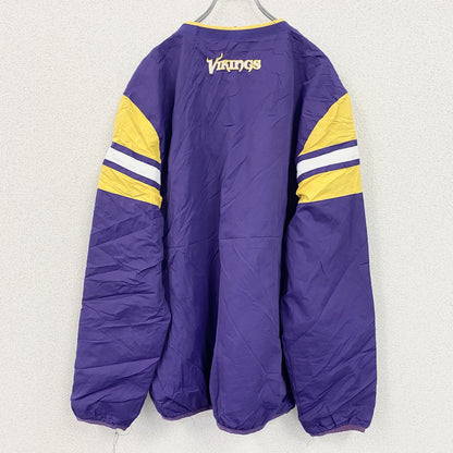 NFL　プルオーバージャケット　Vネック　紫　Lサイズ