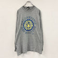 Signal Sports　シグナルスポーツ　長袖Tシャツ/ロンT　カレッジロゴ　グレー　Lサイズ