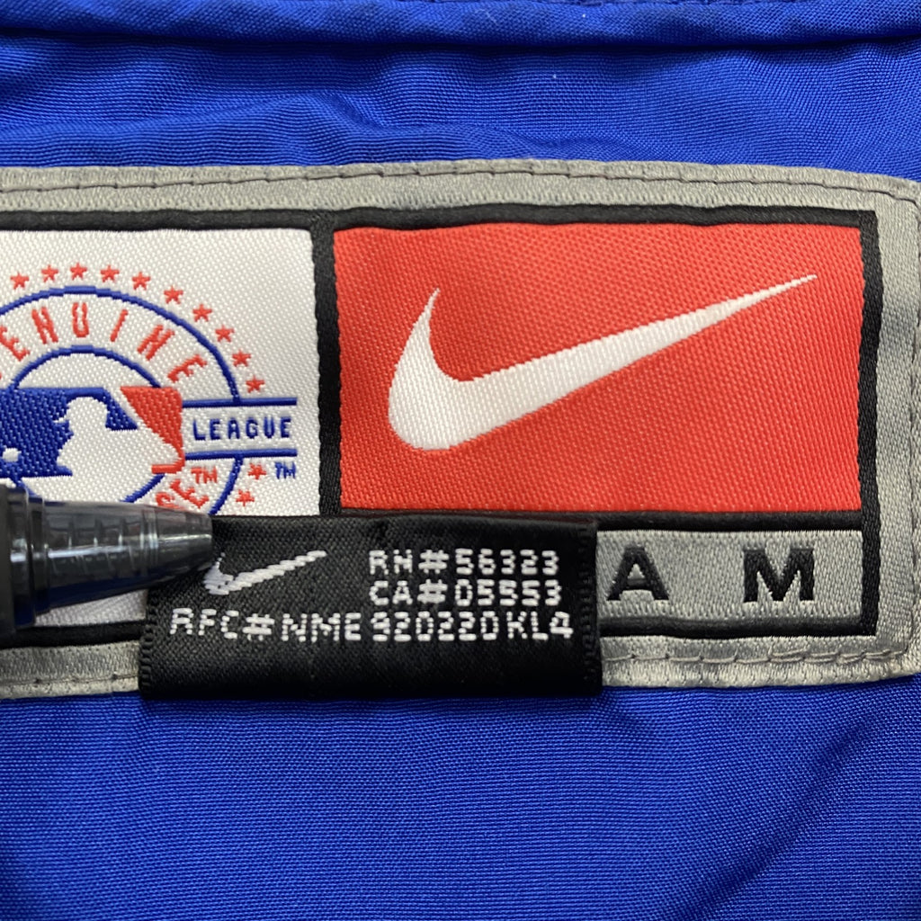 90s　NIKE　ナイキ　フィリーズ　プルオーバーナイロンジャケット　ヴィンテージ　MLB　青　XXLサイズ