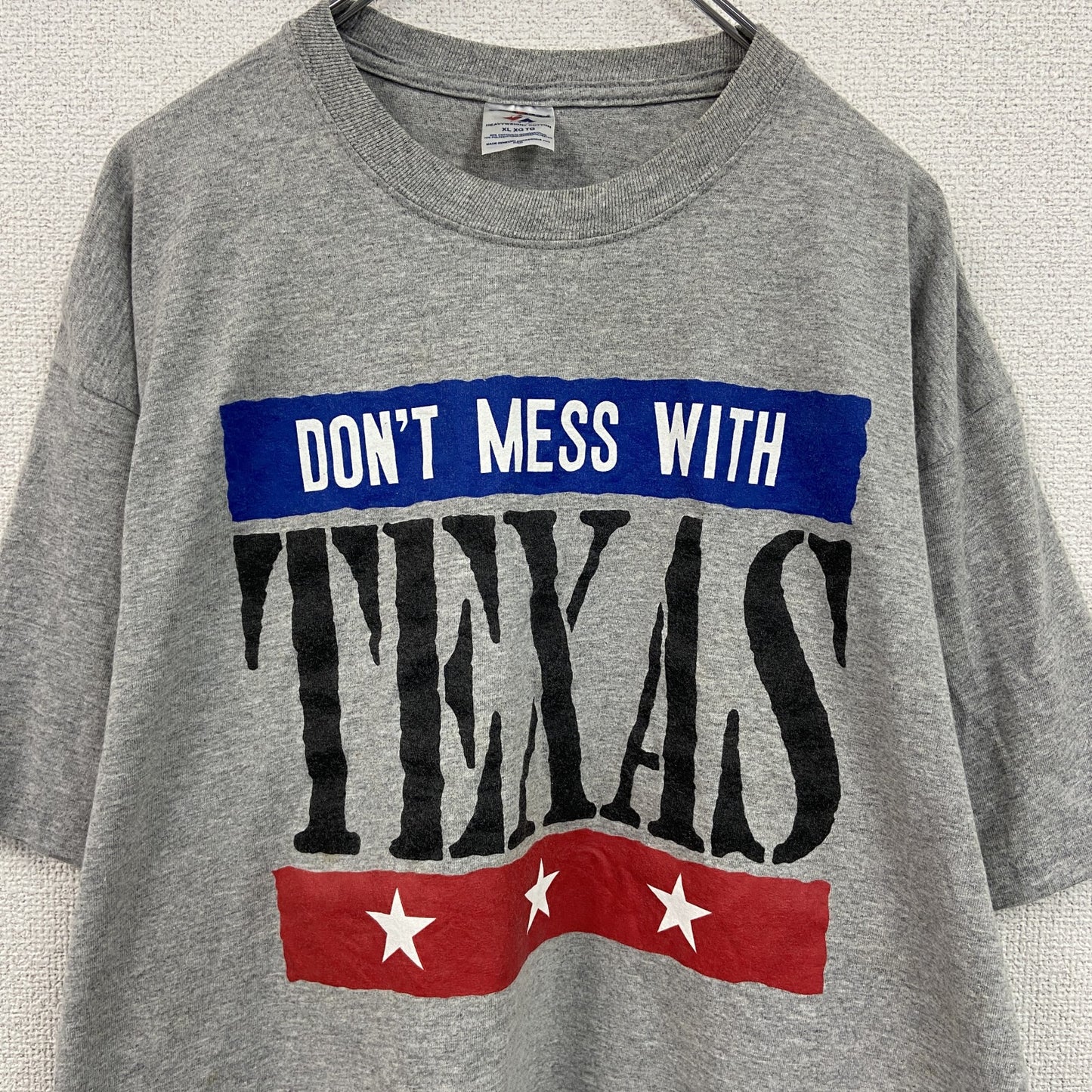 ～00s　JERZEES　ジャージーズ　TEXAS　半袖プリントTシャツ　ヴィンテージ　グレー　XLサイズ