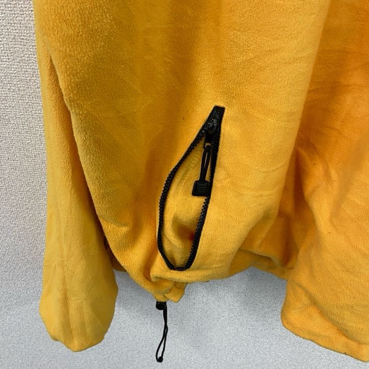 Three Season Jacket　ハーフジップナイロンプルオーバーフリースジャケット　リバーシブル　ネイビー　イエロー　2XLサイズ