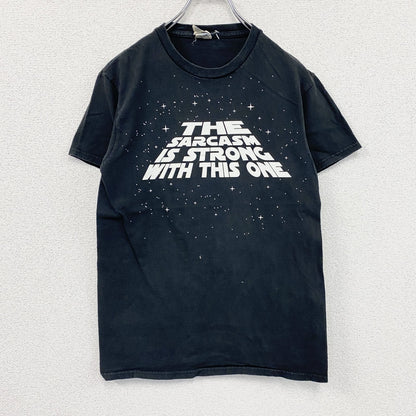 DELTA PRO WEIGHT　半袖プリントTシャツ　パロディT　黒　ブラック　Sサイズ