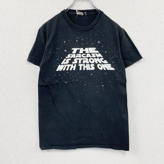 DELTA PRO WEIGHT　半袖プリントTシャツ　パロディT　黒　ブラック　Sサイズ