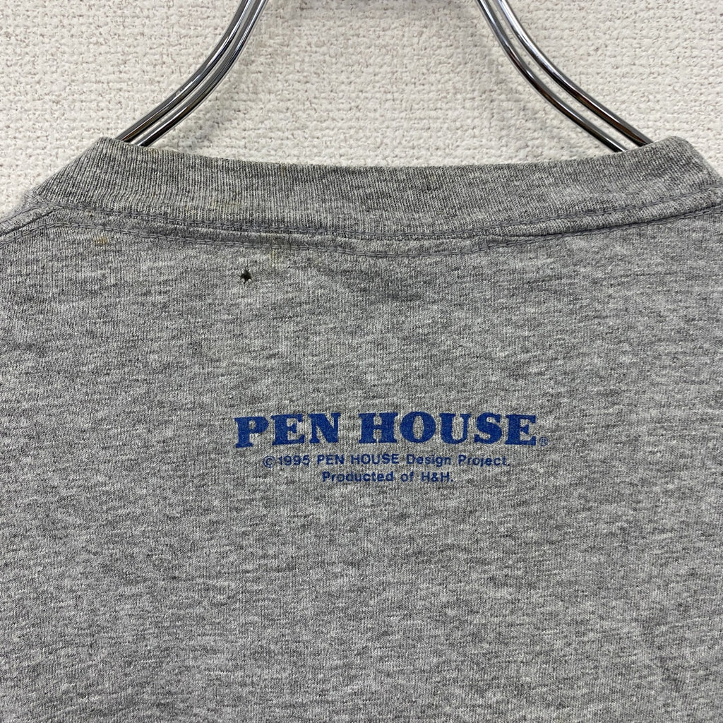 Signal Sports　シグナルスポーツ　長袖Tシャツ/ロンT　カレッジロゴ　グレー　Lサイズ