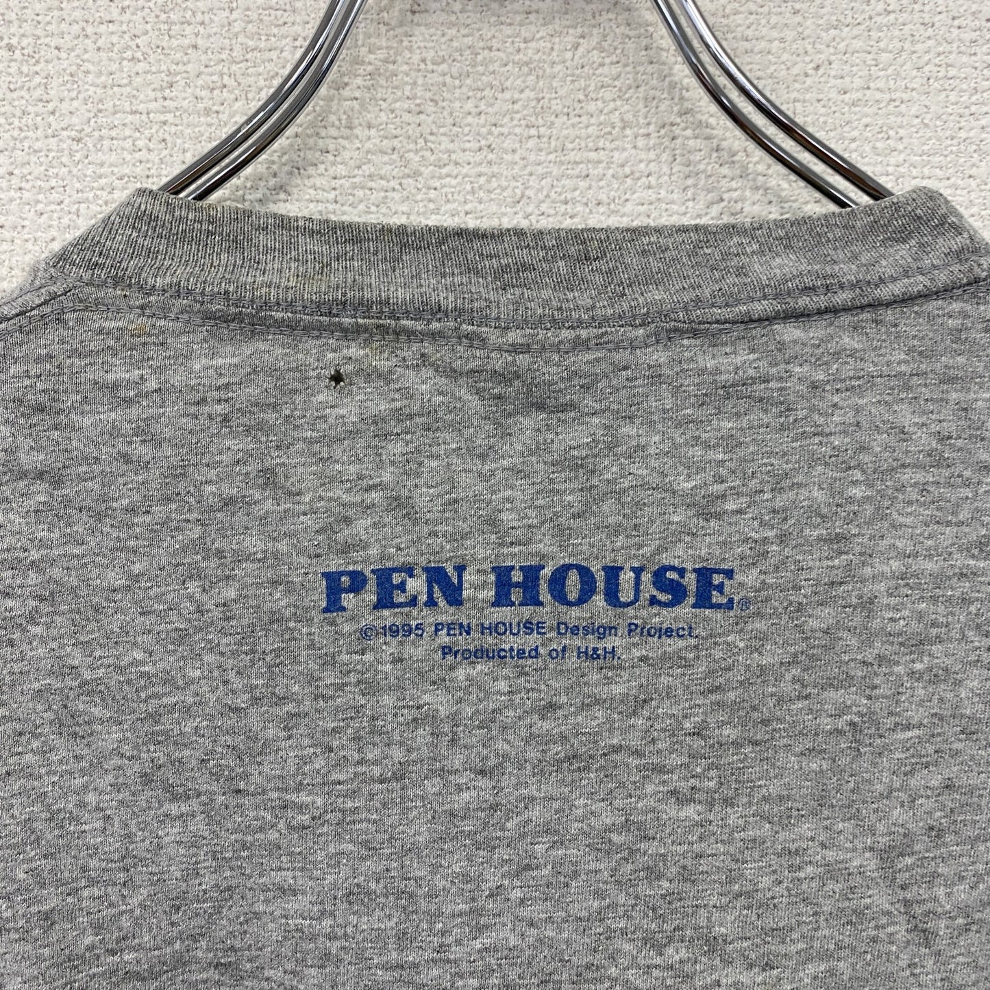 Signal Sports　シグナルスポーツ　長袖Tシャツ/ロンT　カレッジロゴ　グレー　Lサイズ