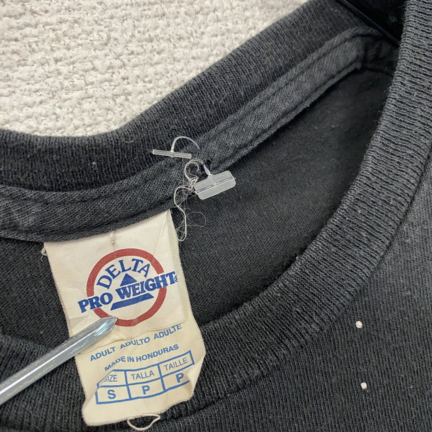 DELTA PRO WEIGHT　半袖プリントTシャツ　パロディT　黒　ブラック　Sサイズ