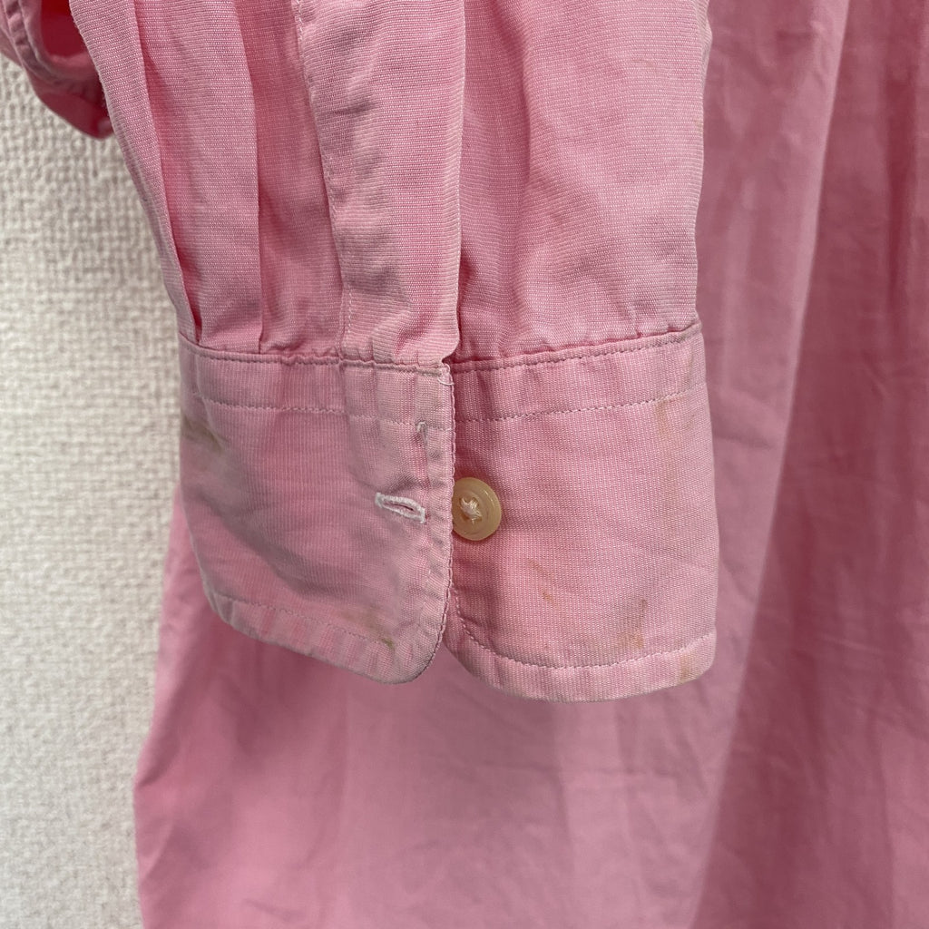 RALPH LAUREN　ラルフローレン　長袖ボタンダウンシャツ　ピンク　Mサイズ