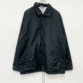 90s　Reebok　リーボック　コーチジャケット　ヴィンテージ　黒　ブラック　Lサイズ