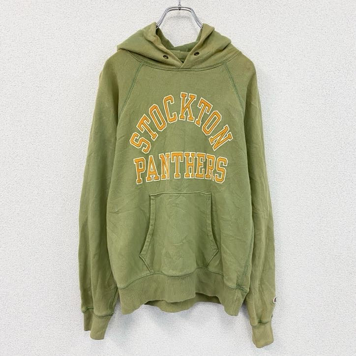 Champion　チャンピオン　スウェットパーカー/フーディー　緑　グリーン　Lサイズ