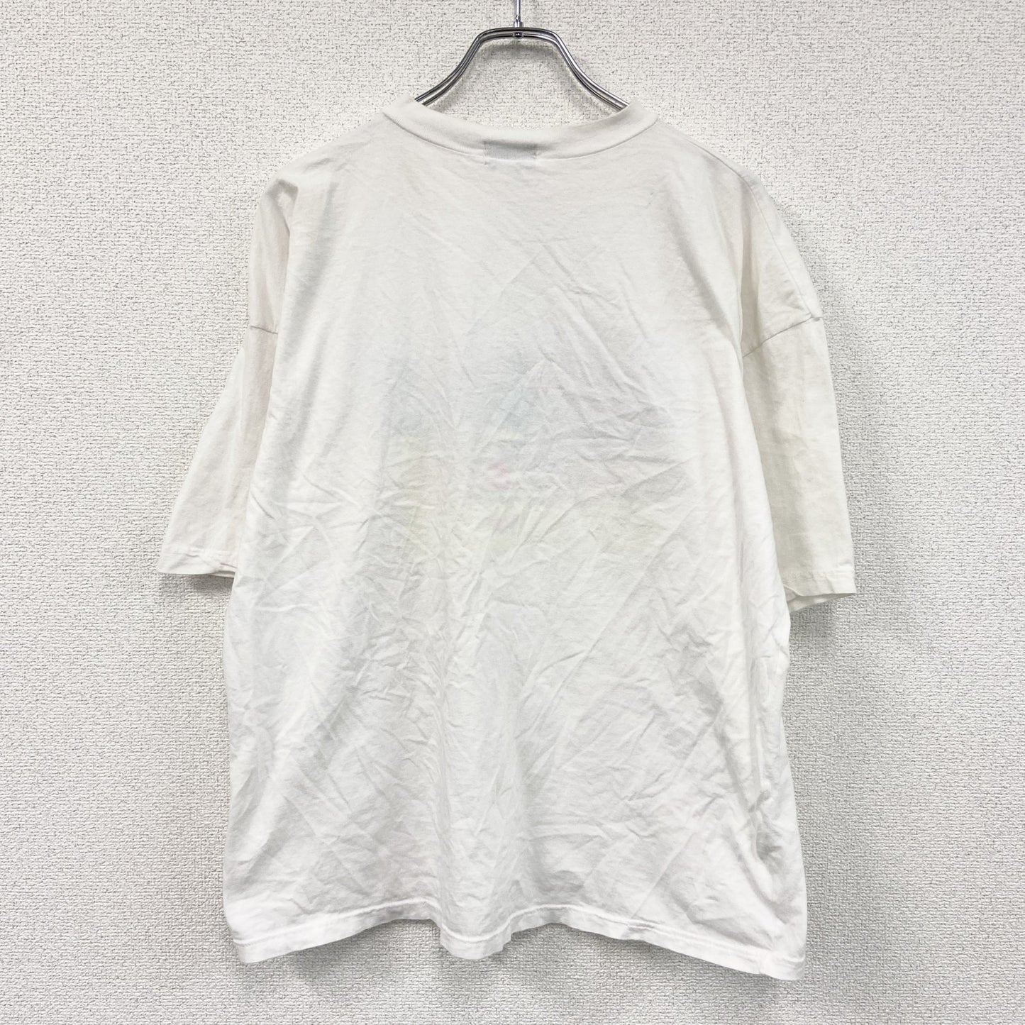 90s～　Costa Dor　半袖Tシャツ　アニマルT　染み込みプリント　ユーロヴィンテージ　白　ホワイト　Lサイズ