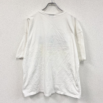 90s～　Costa Dor　半袖Tシャツ　アニマルT　染み込みプリント　ユーロヴィンテージ　白　ホワイト　Lサイズ