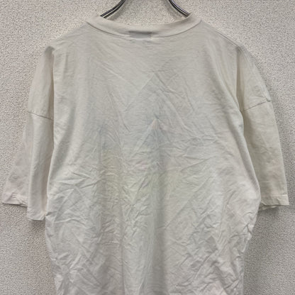 90s～　Costa Dor　半袖Tシャツ　アニマルT　染み込みプリント　ユーロヴィンテージ　白　ホワイト　Lサイズ
